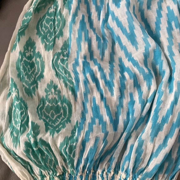 Pop Saint Barth Ikat Print Sheer Strapless Romperππ€π - Picture 10 of 10